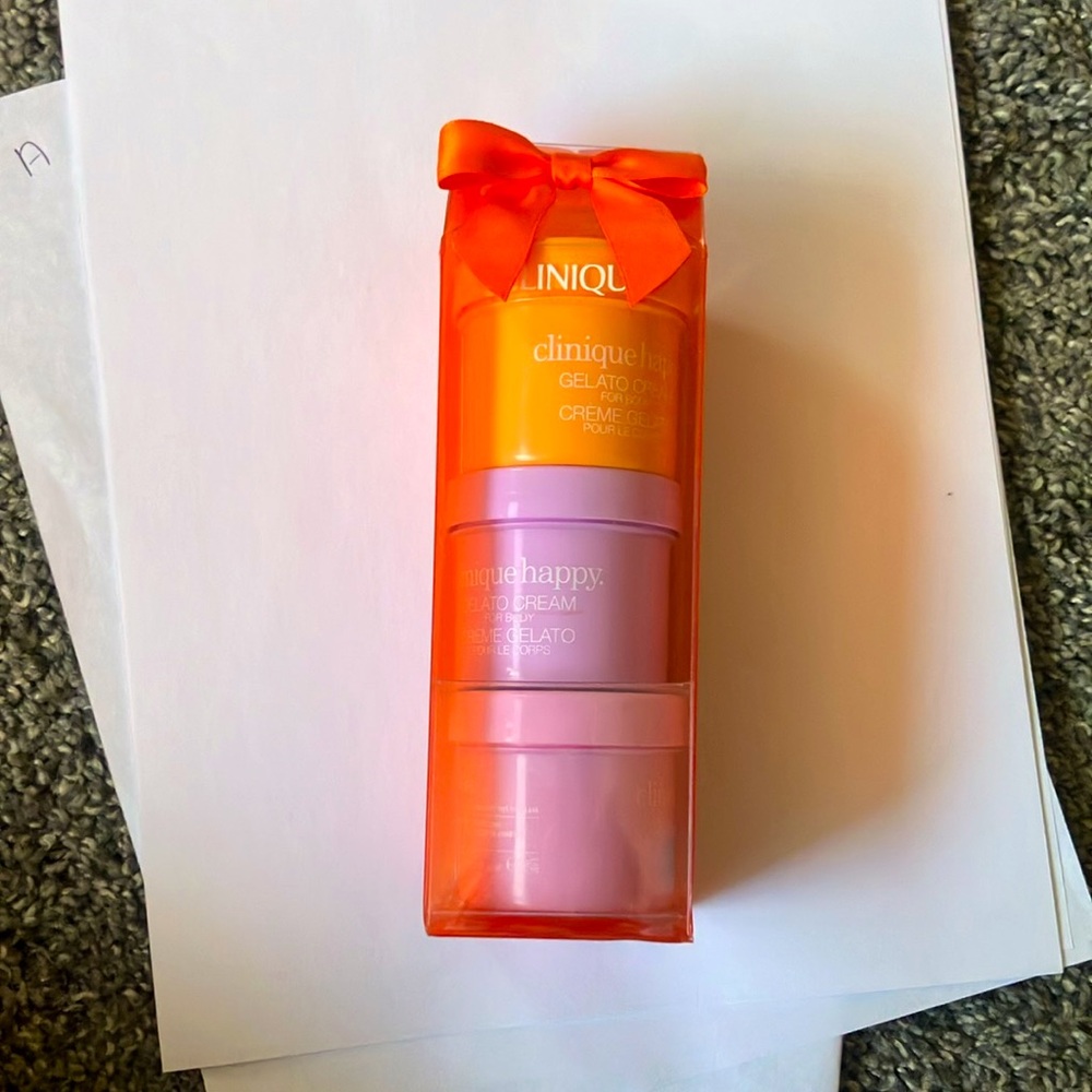 NEW Clinique Happy Gelato Trio Gift Set -Happy, Sugared Petals, and Berry Blush!